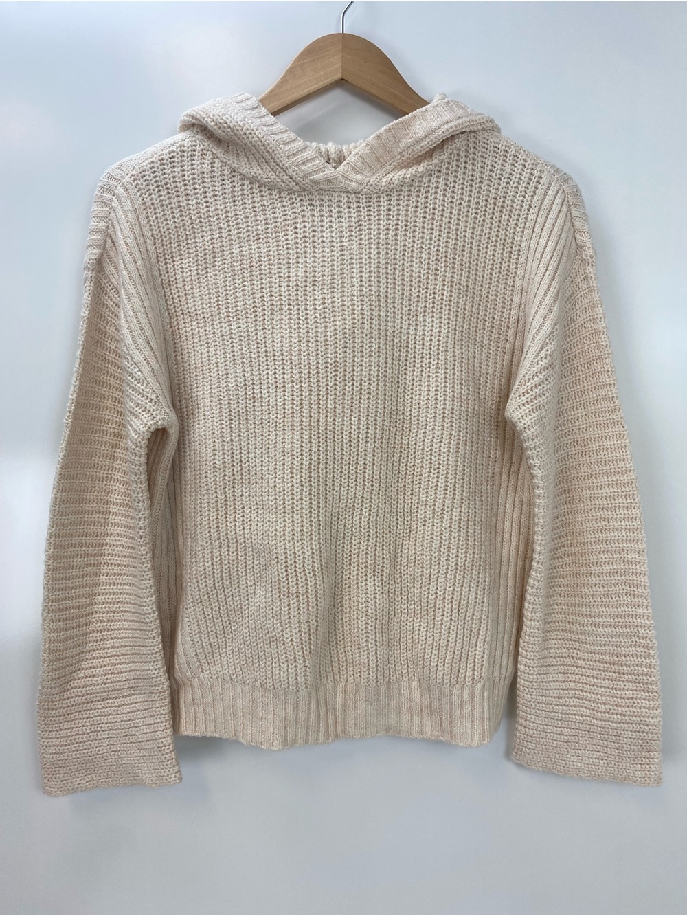 Abound Cream Knit Hooded Sweater